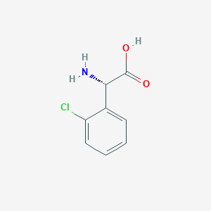molecular formula C8H8ClNO2 B118760 (S)-2-Amino-2-(2-chlorophenyl)acetic acid CAS No. 141315-50-6