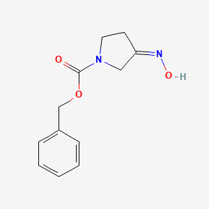molecular formula C12H14N2O3 B11876155 benzyl (3Z)-3-hydroxyiminopyrrolidine-1-carboxylate 