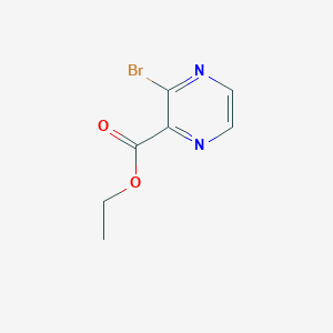 molecular formula C7H7BrN2O2 B11876211 Ethyl 3-bromopyrazine-2-carboxylate 