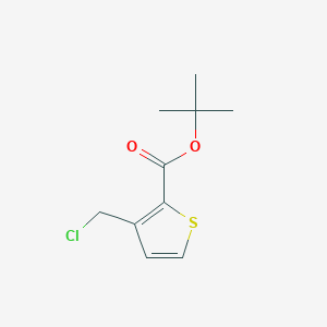 molecular formula C10H13ClO2S B11876223 tert-Butyl 3-(chloromethyl)thiophene-2-carboxylate CAS No. 1338565-38-0