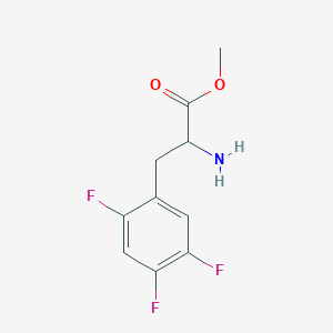 molecular formula C10H10F3NO2 B11876594 Methyl 2-amino-3-(2,4,5-trifluorophenyl)propanoate 