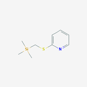 molecular formula C9H15NSSi B118767 Trimethyl(pyridin-2-ylsulfanylmethyl)silane CAS No. 151668-58-5