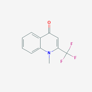 molecular formula C11H8F3NO B11876838 1-methyl-2-(trifluoromethyl)quinolin-4(1H)-one CAS No. 139439-36-4