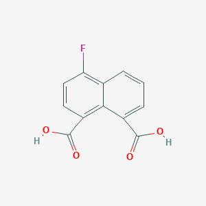 molecular formula C12H7FO4 B11877091 4-Fluoronaphthalene-1,8-dicarboxylic acid CAS No. 16275-59-5