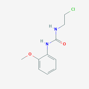 molecular formula C10H13ClN2O2 B11877599 1-(2-Chloroethyl)-3-(2-methoxyphenyl)urea 