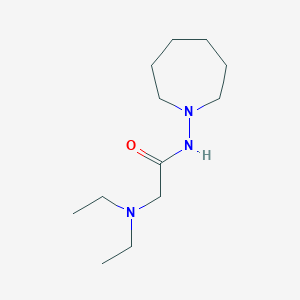 molecular formula C12H25N3O B11877719 N-(Azepan-1-YL)-2-(diethylamino)acetamide CAS No. 90236-70-7