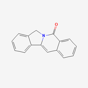 molecular formula C16H11NO B11877903 isoindolo[2,1-b]isoquinolin-5(7H)-one CAS No. 84245-28-3