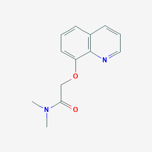 molecular formula C13H14N2O2 B11878291 N,N-Dimethyl-2-(quinolin-8-yloxy)acetamide CAS No. 88349-76-2