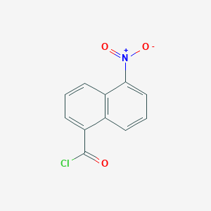 molecular formula C11H6ClNO3 B11878294 5-Nitronaphthalene-1-carbonyl chloride CAS No. 5333-16-4