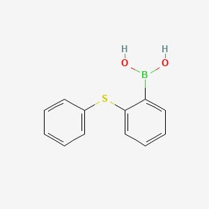 molecular formula C12H11BO2S B11878363 (2-(Phenylthio)phenyl)boronic acid CAS No. 515158-87-9