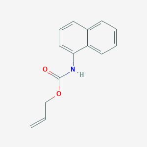 molecular formula C14H13NO2 B11878836 prop-2-enyl N-naphthalen-1-ylcarbamate CAS No. 25216-21-1