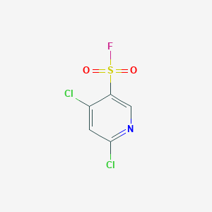 molecular formula C5H2Cl2FNO2S B11879149 4,6-Dichloropyridine-3-sulfonyl fluoride 