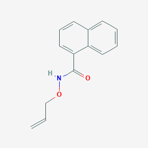 molecular formula C14H13NO2 B11879168 N-[(Prop-2-en-1-yl)oxy]naphthalene-1-carboxamide CAS No. 52288-26-3