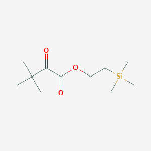 molecular formula C11H22O3Si B11879242 2-(Trimethylsilyl)ethyl 3,3-dimethyl-2-oxobutanoate CAS No. 141362-34-7