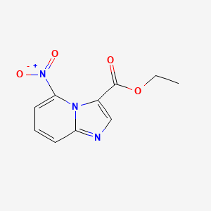 molecular formula C10H9N3O4 B11879314 Ethyl 5-nitroimidazo[1,2-a]pyridine-3-carboxylate CAS No. 885271-33-0