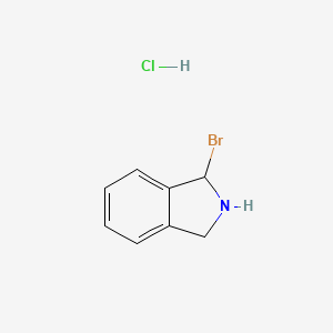 molecular formula C8H9BrClN B11879514 1-Bromoisoindoline hydrochloride 