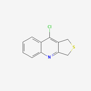molecular formula C11H8ClNS B11879962 9-Chloro-1,3-dihydrothieno[3,4-b]quinoline CAS No. 28238-00-8