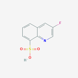 molecular formula C9H6FNO3S B11880253 3-Fluoroquinoline-8-sulfonic acid 