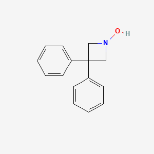 molecular formula C15H15NO B11880372 3,3-Diphenylazetidin-1-ol CAS No. 110410-09-8