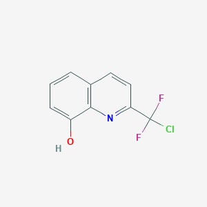 molecular formula C10H6ClF2NO B11880671 2-(Chlorodifluoromethyl)quinolin-8-ol 