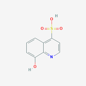 molecular formula C9H7NO4S B11880762 8-Hydroxyquinoline-4-sulfonic acid CAS No. 57392-95-7
