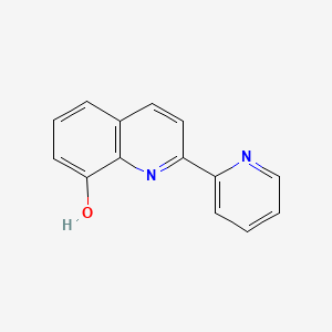 molecular formula C14H10N2O B11880796 2-(Pyridin-2-yl)quinolin-8-ol CAS No. 52793-98-3
