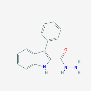 molecular formula C15H13N3O B011881 3-phenyl-1H-indole-2-carbohydrazide CAS No. 105492-12-4