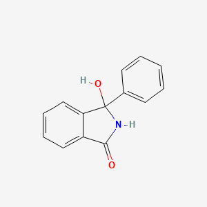 molecular formula C14H11NO2 B11881020 3-Hydroxy-3-phenylisoindolin-1-one CAS No. 6637-53-2