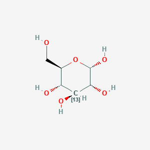 molecular formula C6H12O6 B118815 (2S,3R,4S,5S,6R)-6-(Hydroxymethyl)(413C)oxane-2,3,4,5-tetrol CAS No. 287100-64-5