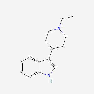 molecular formula C15H20N2 B11881657 3-(1-ethylpiperidin-4-yl)-1H-indole 