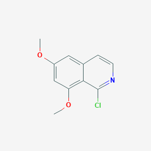 molecular formula C11H10ClNO2 B11881760 1-Chloro-6,8-dimethoxyisoquinoline 