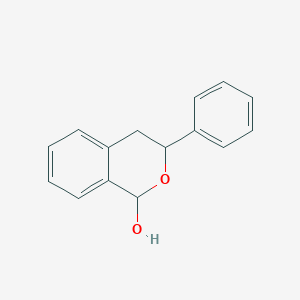 molecular formula C15H14O2 B11881795 3-Phenylisochroman-1-ol 