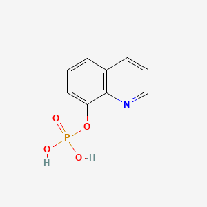 molecular formula C9H8NO4P B11881818 Quinolin-8-yl dihydrogen phosphate CAS No. 7220-39-5