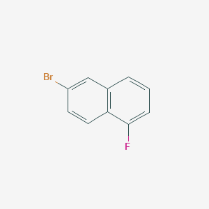 molecular formula C10H6BrF B11882098 6-Bromo-1-fluoronaphthalene 