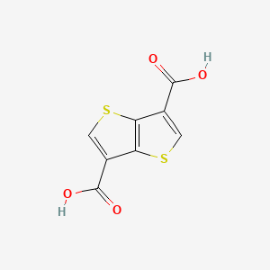 molecular formula C8H4O4S2 B11882217 Thieno[3,2-b]thiophene-3,6-dicarboxylic acid 