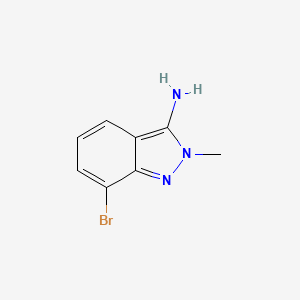 molecular formula C8H8BrN3 B11882270 7-bromo-2-methyl-2H-Indazol-3-amine 