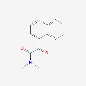 molecular formula C14H13NO2 B11882422 N,N-dimethyl-2-(naphthalen-1-yl)-2-oxoacetamide 