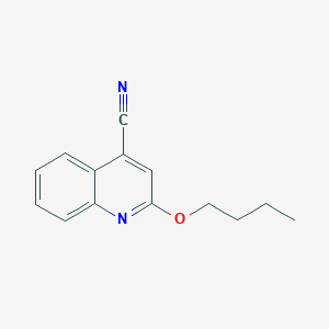 molecular formula C14H14N2O B11882475 2-Butoxyquinoline-4-carbonitrile CAS No. 859929-66-1