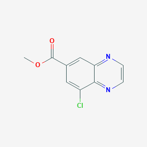 molecular formula C10H7ClN2O2 B11882547 Methyl 8-chloroquinoxaline-6-carboxylate 