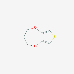 B118826 3,4-Dihydro-2h-thieno[3,4-b][1,4]dioxepine CAS No. 155861-77-1