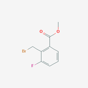 molecular formula C9H8BrFO2 B118828 Methyl 2-(bromomethyl)-3-fluorobenzoate CAS No. 142314-72-5