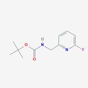 molecular formula C11H15FN2O2 B11882853 tert-Butyl ((6-fluoropyridin-2-yl)methyl)carbamate 