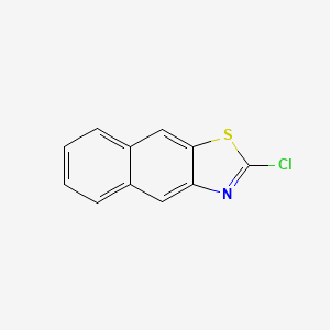 molecular formula C11H6ClNS B11882958 2-Chloronaphtho[2,3-d]thiazole 