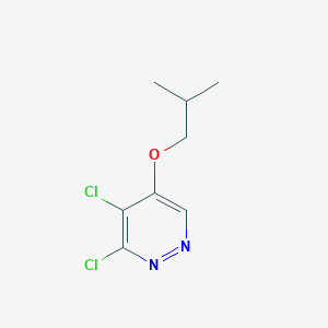 molecular formula C8H10Cl2N2O B11883058 3,4-Dichloro-5-isobutoxypyridazine CAS No. 1346698-01-8