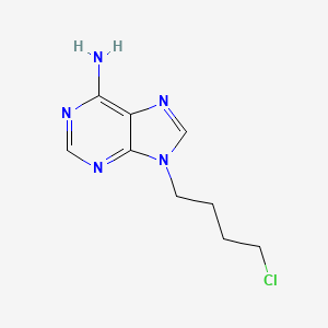 molecular formula C9H12ClN5 B11883451 9-(4-Chlorobutyl)-9h-purin-6-amine CAS No. 69293-19-2