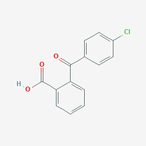 molecular formula C14H9ClO3 B118835 2-(4-Chlorobenzoyl)benzoic acid CAS No. 85-56-3