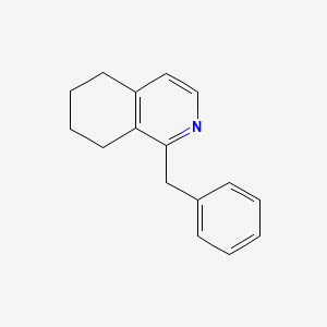 molecular formula C16H17N B11883501 1-Benzyl-5,6,7,8-tetrahydroisoquinoline CAS No. 23974-89-2