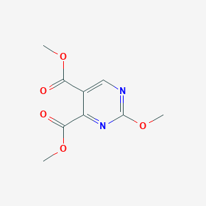 molecular formula C9H10N2O5 B11883642 Dimethyl 2-methoxypyrimidine-4,5-dicarboxylate 