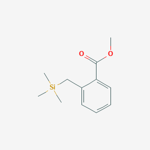 molecular formula C12H18O2Si B11883694 Methyl 2-((trimethylsilyl)methyl)benzoate CAS No. 97729-12-9