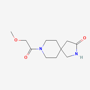 molecular formula C11H18N2O3 B11883731 8-(2-Methoxyacetyl)-2,8-diazaspiro[4.5]decan-3-one 